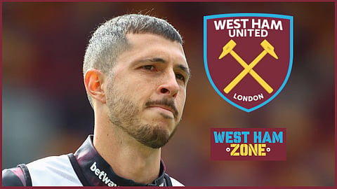 West Ham midfielder Guido Rodriguez [Credit: Imago].