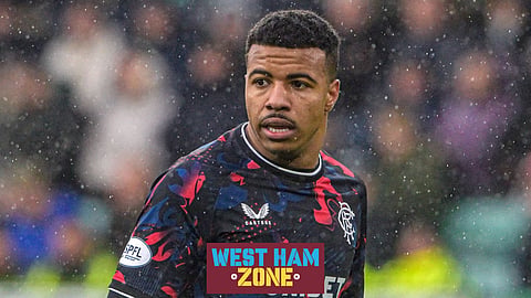 West Ham want Rangers striker Hamza Igamane. (Credit: Imago)