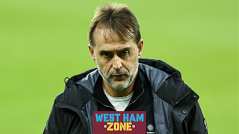 Julen Lopetegui was sacked by West Ham in January (credit: Imago)