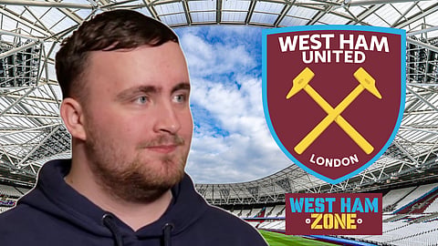 Luke Littler has congratulated one player on a move to West Ham [Credit: Sky Sports Darts]