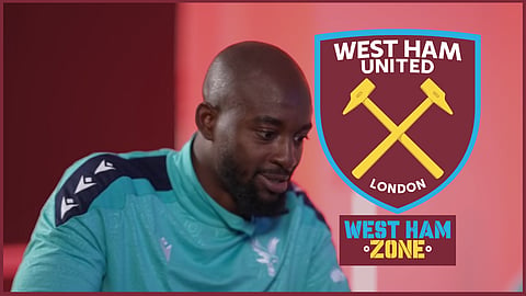 West Ham eye Jean-Philippe Mateta. (Credit: Sky Sports Premier League on YouTube)