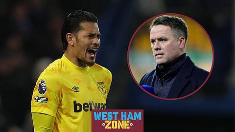 Michael Owen was stunned by what Alphonse Areola did for West Ham v Brentford. (Credit: Imago)
