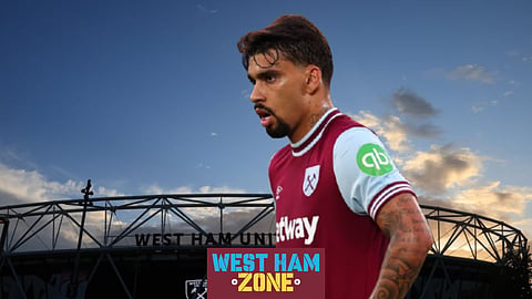West Ham United's Brazilian star Lucas Paqueta