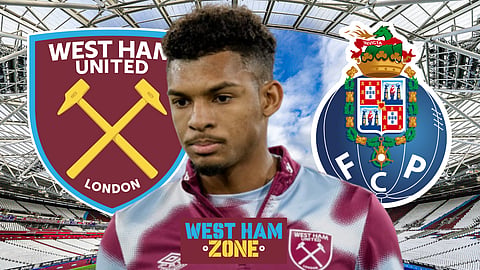West Ham winger Luis Guilherme is on Porto's radar [Credit: Imago]