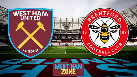 West Ham face Brentford at the London Stadium.