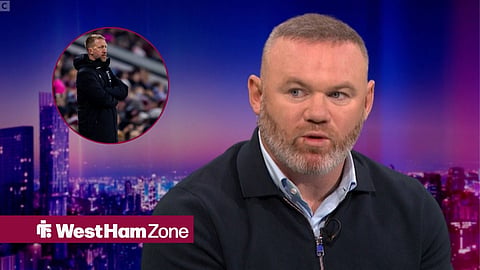 Wayne Rooney blasts West Ham on MOTD after what Kelly Cates said about loss vs Crystal Palace