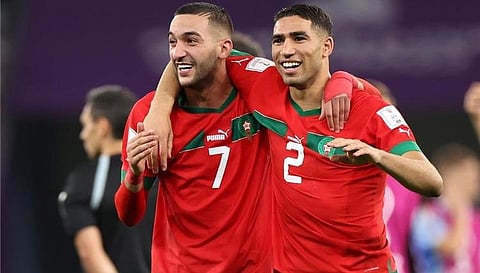 أشرف حكيمي وحكيم زياش