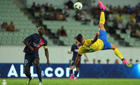 التعادل السلبي يحسم نتيجة مباراة النصر وباريس سان جيرمان وديا