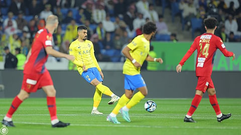 النصر ضد ضمك- الدوري السعودي