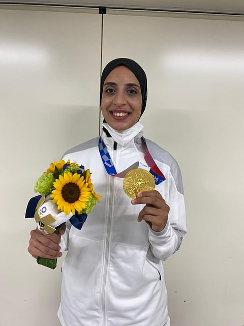 أول تعليق من فريال أشرف بعد تتويجها بأول ذهبية لمصر في طوكيو 2020