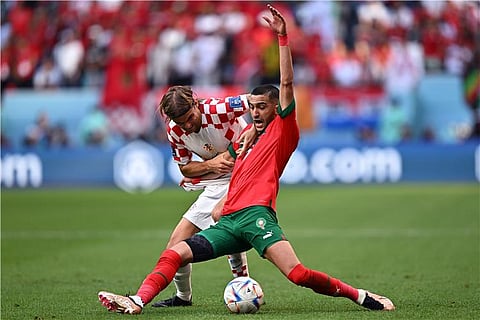 كأس العالم 2022.. حكيم زياش يعلق على التعادل أمام كرواتيا